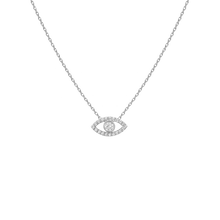 Load image into Gallery viewer, Evil Eye Pave Necklace