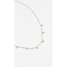 Load image into Gallery viewer, Disc Multi Necklace -Turquoise
