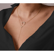 Load image into Gallery viewer, Horn Pave Necklace
