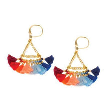 Load image into Gallery viewer, Lilu Tassel  Earring- Multi

